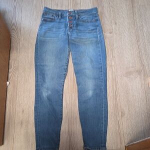 J Crew Button Fly Skinny Jeans